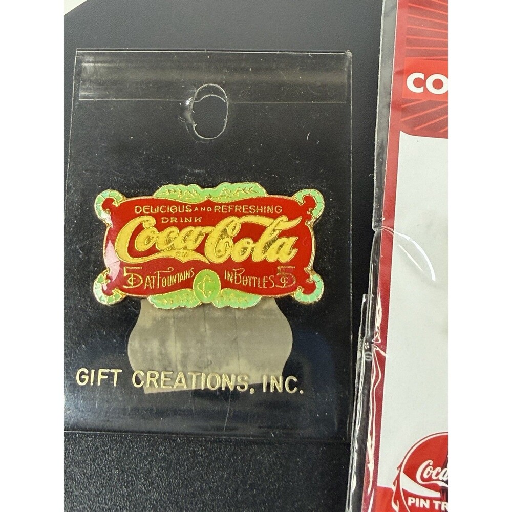 Lot of 2 Vtg Coca Cola Enamel Pins Las Vegas Series 1988 Gift Creations Coke - Picture 3 of 8